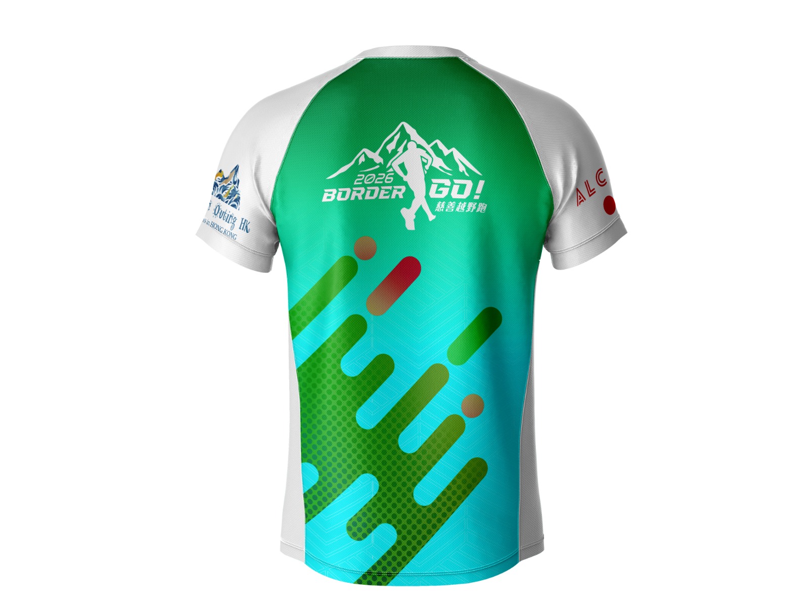 Border Go! 紀念 T-shirt 尺碼表